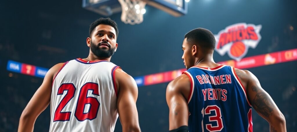 Teilnehmer: 76ers gegen New York Knicks Spielerstatistiken Spiel im Detail